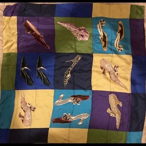 The Metropolitan Museum Of Art Silk Shoes Scarf